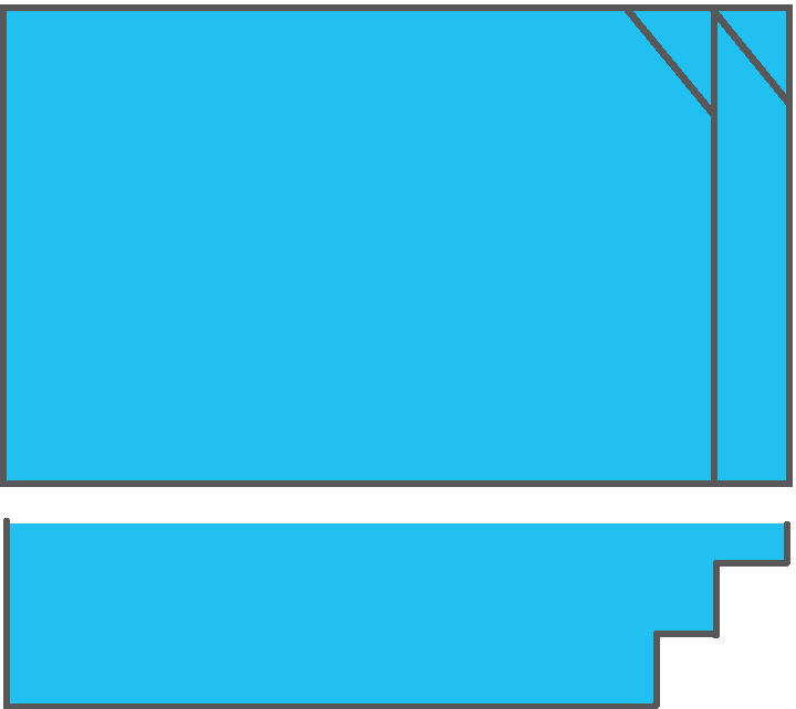 Milos 3 Fibreglass Pool